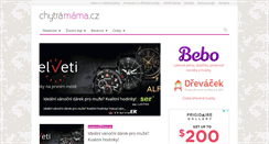 Desktop Screenshot of chytramama.cz